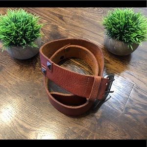 EUC LIKE NEW JOES JEANS LEATHER BELT